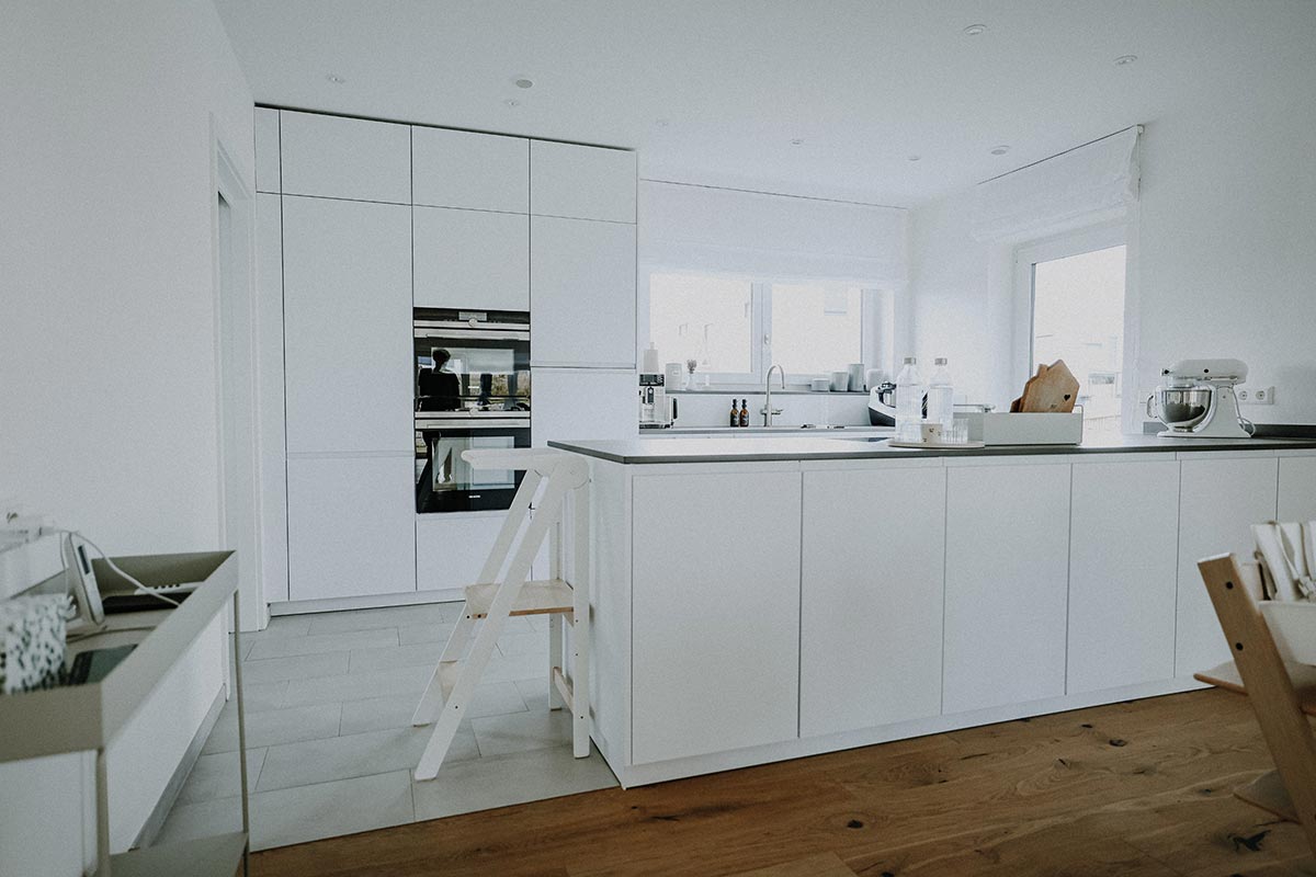 Küche in weiss