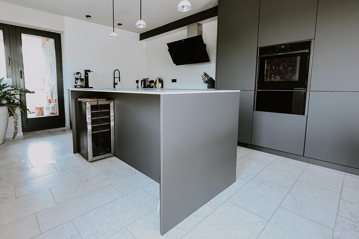 Küche und Raumteiler